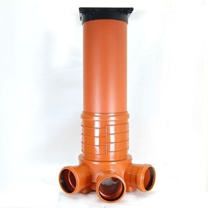 KG Schacht DN300 - Komplett SET 1,24m - KG Rohr - Kanal Entwässerung - Deckel