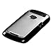 MYBAT BB9360CASKGM0006NP Sensual Gummy Transparent Protective Case for BlackBerry Curve 9360 - 1 Pack - Retail Packaging - Clear/Solid Black