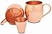 Zafmann Copper Mugs - Moscow Mule - Copper Mug - Hammered Moscow Mule Copper Mugs - Mule Mugs Cups Set- Copper Mugs Set - Solid Pure Copper - Mule Kit