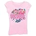 Jojo Siwa Girls' Little Clouds & Rainbows Short Sleeve T-Shirt, Light Pink, 5/6