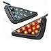 Flush Mount Smoke Amber LED Turn Signal Blinker Light For Honda Yamaha Suzuki Kawasaki