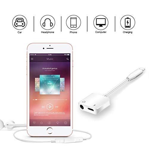 image for Ambrrhty Headphone Adaptor for iPhone Adaptor to 3.5mm Converter Earph