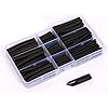 Ginsco-152Pcs-Dual-Wall-Adhesive-Lined-Heat-Shrink-KIT-31-Shrink-Ratio-Tubing-Tube-Black