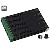 Nespresso Capriccio Capsules for OriginalLine by Nespresso, 50 Count Espresso Pods, Light Roast Intensity 5 Blend |South American Arabica & Robusta Coffee Flavors
