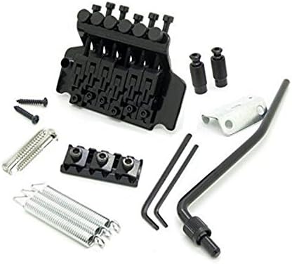Guitar Tremolo Bridge Double Locking Systyem Floyd Rose Replacement , Black