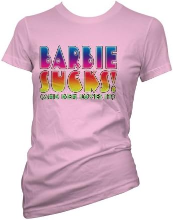 Starlite-Womens Funny Tshirts-Barbie Sucks! T shirt T-Shirts-funny gifts