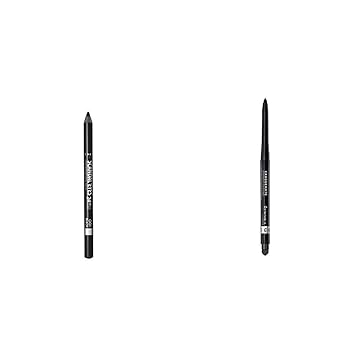 Amazon Com Rimmel Scandaleyes Waterproof Gel Eye Liner Pencil Black Rimmel Exaggerate Eye Definer Blackest Black 1 Count Waterproof Long Lasting Easy Twist Up Self Sharpening Eye Color Pencil Beauty