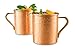 Moscow Mule Hammered Copper Mug Set (16 oz), 100% Pure Copper, Brushed Finish, Premium Weight, Set of 2, Perfect for All Cold Cocktail