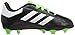 adidas Performance Kids' Goletto VI J Firm Ground Soccer Cleats, Black/White/Sgreen, 11 Medium US Little Kid