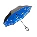 Ylovetoys Double Layer UV Proof and Windproof Inverted Umbrella for Car Outdoor
