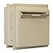 Protex WDD-180 Through-The-Wall Locking Drop Box, for key, remotes, cash, checks and envelopes, metal baffle, Pre-drilled mounting holes, double steel door,adjustable metal frames