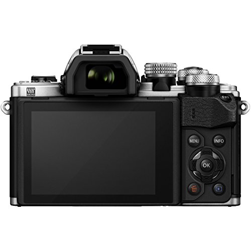 Olympus-OM-D-E-M10-Mark-II-Mirrorless-Digital-Camera-with-14-42mm-EZ-Lens-Silver-64GB-Memory-Microphone-Deluxe-Accessory-Bundle
