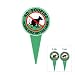 WaaHome No Pooping No Peeing Dog Signs Double Sides Dog Yard Sign for House Lawn, 6''X12''