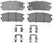 ACDelco 14D1275CH Advantage Ceramic Rear Disc Brake Pad Set with Hardware
