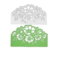 Cloudro Flowers Cutting Dies,Lace Flower Clearance Metal Cut Dies Stencil Template Mould for DIY Scrapbook Embossing Album Paper Card Craft (B)