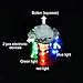 Mikulala LED Party Favors for Kids Prizes Glow in The Dark Party Supplies Light Up Necklaces Bulk Hand Spin Stress Relief Anxiety Toys for Girls Boys Christmas Birthday New Year Eve (24 Pack 1)