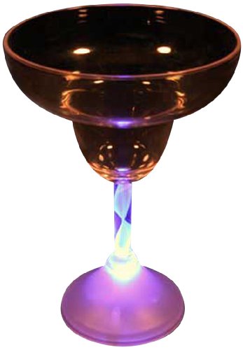 WeGlow International Margarita Glass 12 oz - Multicolor (3 pieces)