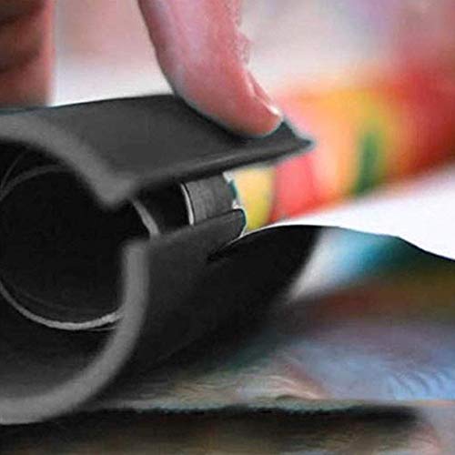 Appoi Wrapping Paper Cutter -Wrapping Paper Cutting Machine -Cutting Tool Sliding Christmas Best Gift (Material: Plastic, Black)