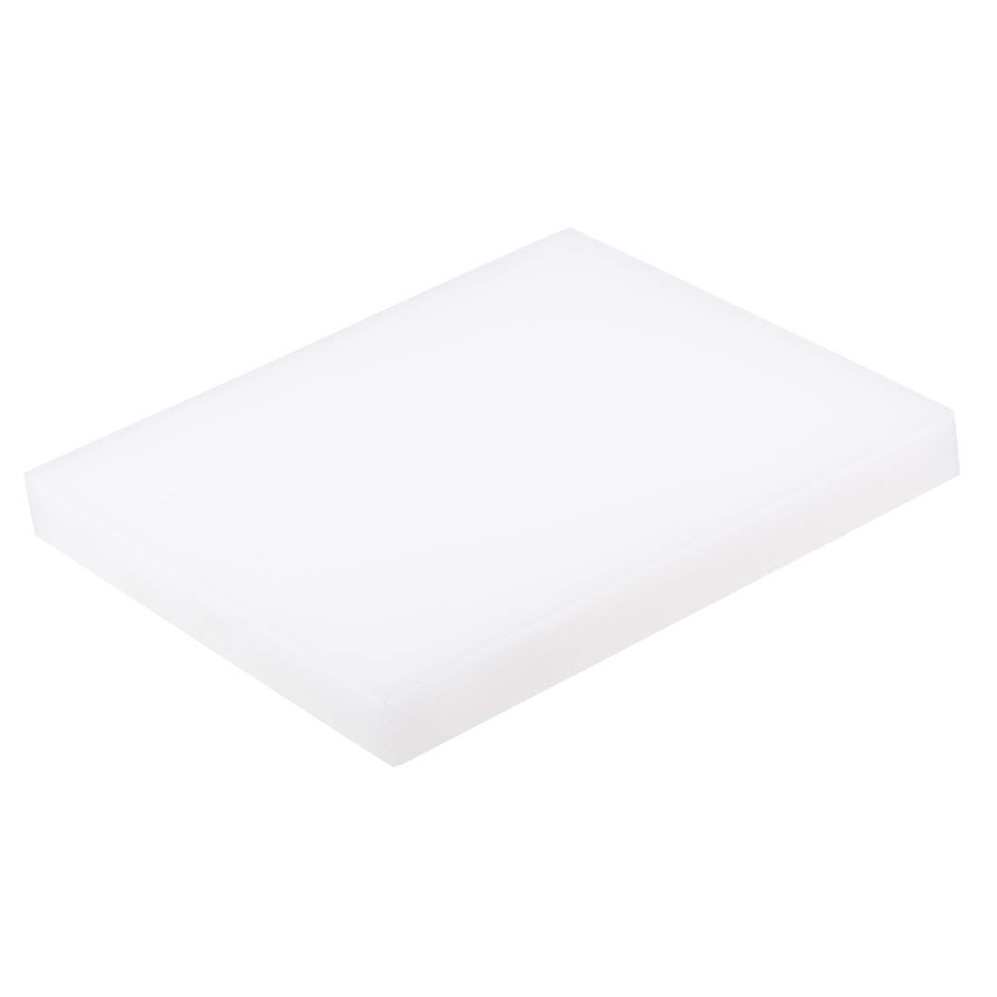 sourcing map Plastic Cutting Board Mat Stamping Punching Hammer Pad White for DIY Leather Craft Tool(140 x 120 x 15mm)