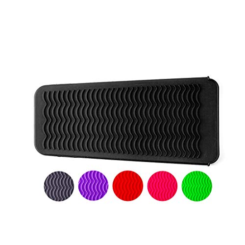 ZAKAA Heat Resistant Mat Pouch for Hair Crimping iron,Hair Curling Iron,Hair Curling Wands,Hair Straightening iron,Hair Waving Iron and Hot Hair Tools