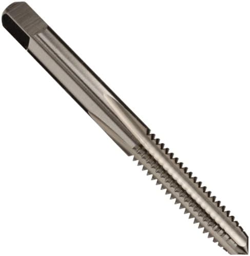Union Butterfield 1500L(UNC) High-Speed Steel Hand Tap, Uncoated (Bright) Finish, Round Shank With Square End, Plug Chamfer, 1"-8 Thread Size