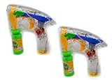 Set of Light Up Bubble Guns (2 Pack)
