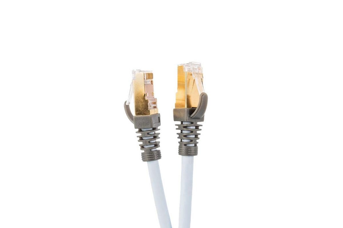 Supra Cables Category 7 + Patch Ice Blue 1 m