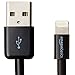 AmazonBasics Apple Certified Lightning to USB Cable - 6 Feet - Black