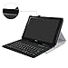 Acer Iconia One 10 B3-A40 Wireless Keyboard Case,Mama Mouth Slim Stand PU Leather Cover with Romovable Wireless Keyboard for 10.1
