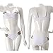 Womens Bikini Set Splicing Swimsuit Casual Adjustable Strap Beachwear Padding Sexy White Large
