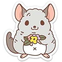 Cute Chinchilla Vinyl Sticker