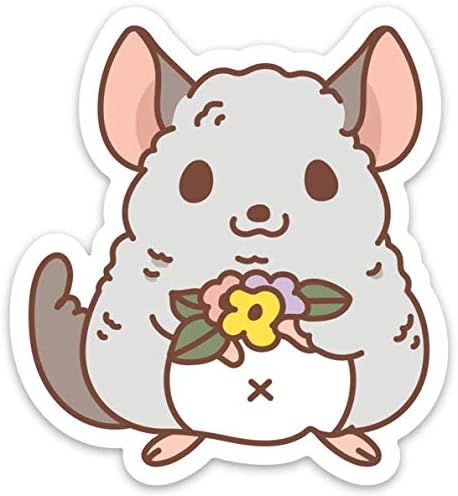 Cute Chinchilla Vinyl Sticker