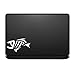 Fish Bones Fear No Sticker Decal Notebook Car Laptop 6