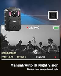BOBLOV Bundle Deal, KJ21 1296P Body Camera and B4K2