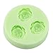Eworld Mini -Rose Flower Silicone Mold- Fondant Sugar Candy Cake Decorating Mould