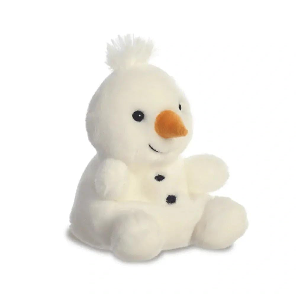 Aurora, 99130, Palm Pals Snowman, 5In, Soft Toy, White