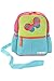 Alphabetz Butterfly Toddler Backpack with Leash, Safety Harness, for Girl