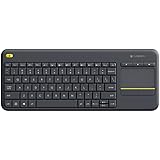 Logitech Wireless Touch Keyboard K400 Plus, Touchpad Keyboard for Internet-Connected TVs