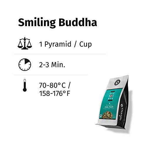 "Smiling Buddha" Grüner Tee Ingwer Zitrone Beutel Bio - 15x3g Teebeutel von alveus – Bild 5