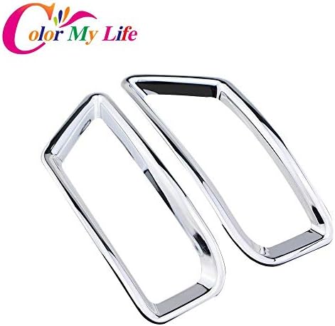 Car Chrome Rear Fog Lamps Cover Back Fog Lights Trim Sticker for Peugeot 3008 2019 2019 Accessories