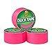 Duck 285915 Color Duct Tape 3-Pack, 1.88 Inches x 15 Yards, 45 Yards Total, 3-Roll Pack, Neon Pink, 3 Piece