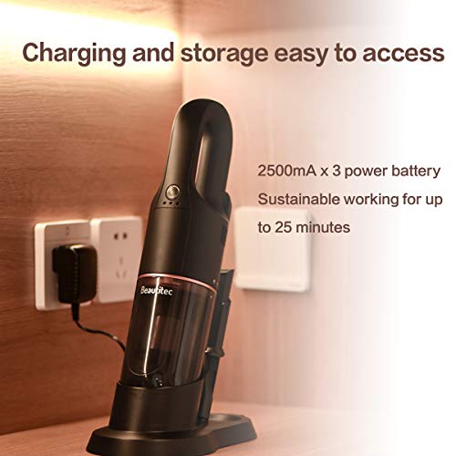 Jimmy Handheld Vacuum Cleaner, Cordless Vacuum Cleaner(2500mAh 12000Pa