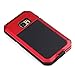 Galaxy S7 Case,Mangix 3C-Aone Gorilla Glass Luxury Aluminum Alloy Protective Metal Extreme Shockproof Military Bumper Finger Scanner Cover Shell Case Skin Protector for Samsung Galaxy S7 (Red)