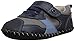 pediped Originals Franklin Casual Sneaker (Infant), Navy/Grey, Small (6-12 Months)