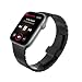 KADES Compatible for Apple Watch Band 42mm, Link Bracelet for Apple Watch Band 44mm Series 5 Series 4 iwatch Bands 42mm with Butterfly Clasp (Black) primary