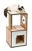 Vesper Cat Tree, Cat Box, Small, Walnut, 52075