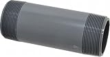 Spears 88 Series PVC Pipe Fitting, Nipple, Schedule 80, Gray, 2" NPT Male, 6" Length