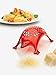 koziol KASIMIR Hedgehog Cheese Grater, transparent red