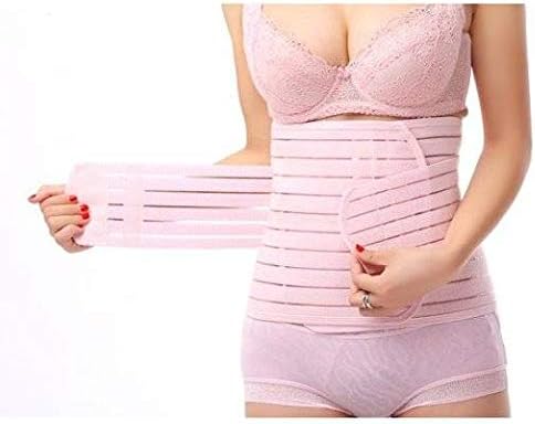 Healthcom Women's Waist Trimmer Belt Abdominal Binder Comfortable Elastic Postpartum Abdomen Recovery Belt Maternity Supports Belt Shaper Slimer Wrapper(Size:XL)