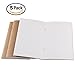 Traveler Notebook refill(Set Of 5), 320 Pages per insert.100gsm Thick Travel notebook Possport size insert (5.3